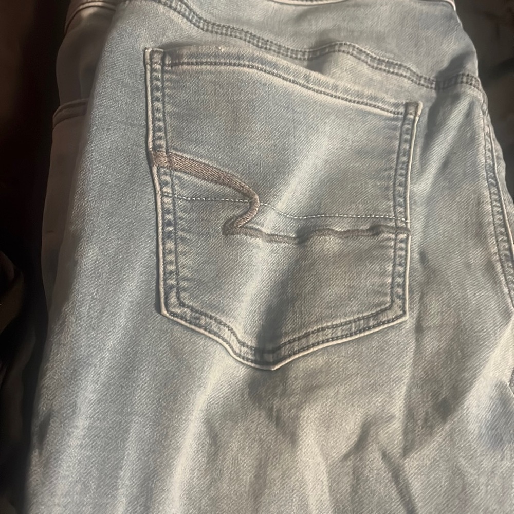 Blue jeans.